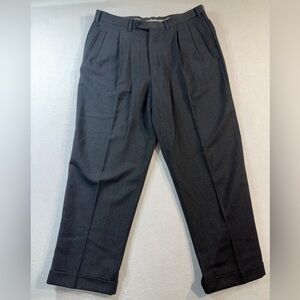 Vintage Ermenegildo Zegna Wool Pleat-Front Trousers, Size 36